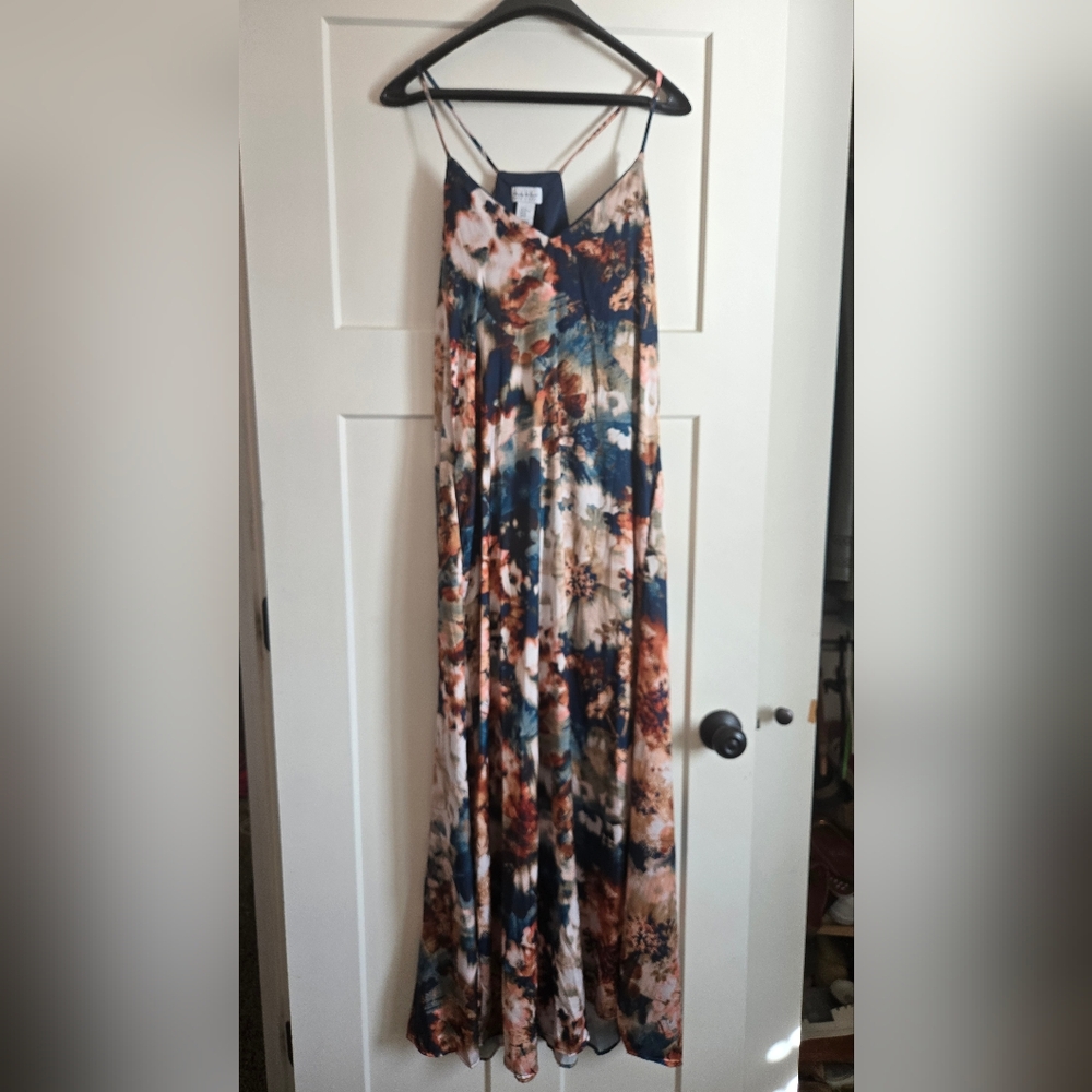 Nicole Miller Vibrant Floral Maxi Dress